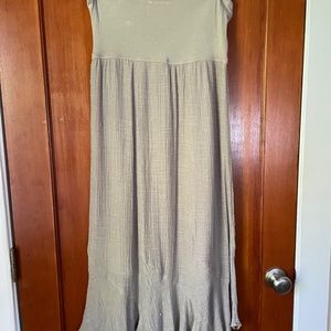 Apt. 9 Handkerchief Hem Maxi Skirt Khaki Size Large